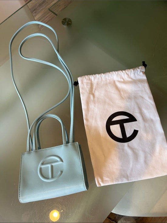 Telfar Handbags - Telfar Mini Shopping Bag in Pool Blue
